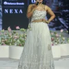 Off White Embroidered Choli Lehenga Set