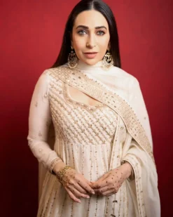 Off-White Karishma Classic Anarkali Set