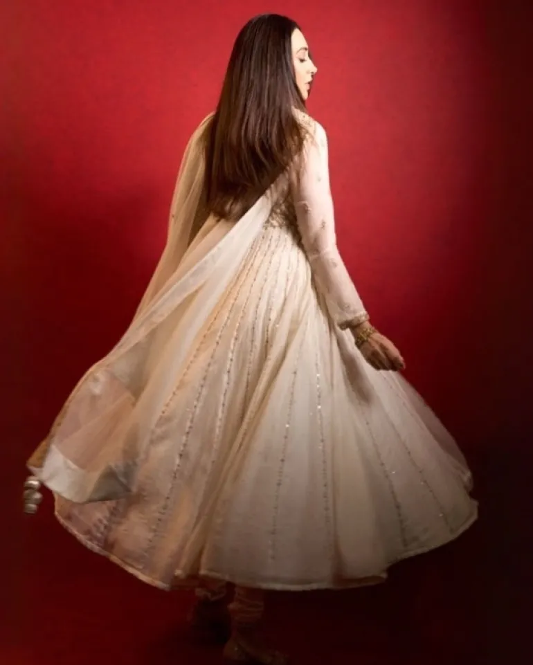 Off-White Karishma Classic Anarkali Set
