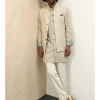 OG Champagne Front Open Kurta Set