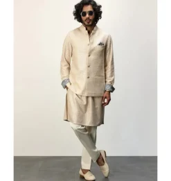 OG Champagne Inara Straight Kurta Set