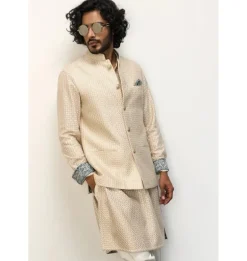 OG Champagne Inara Straight Kurta Set