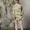 Olive Brava Kurta & Pajama Bandi Set