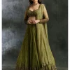 Olive Green Lehenga Set