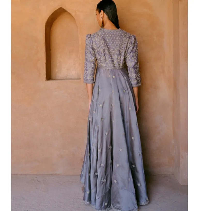 Omaniya Anarkali Drape Set