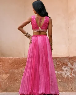 Ombré Meadow Lehenga Set