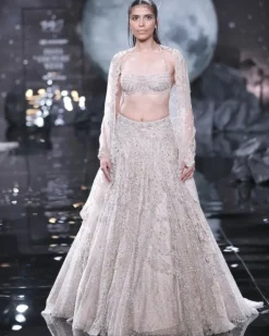 Ophelia Shimmer Tulle Bridal Lehenga Set