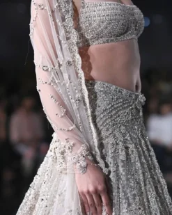 Ophelia Shimmer Tulle Bridal Lehenga Set