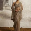 Organza Sari With Sequin & Cutdana Embroidery
