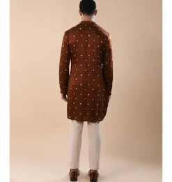 Outspread Mirror Highlighted Panelled Kurta Set