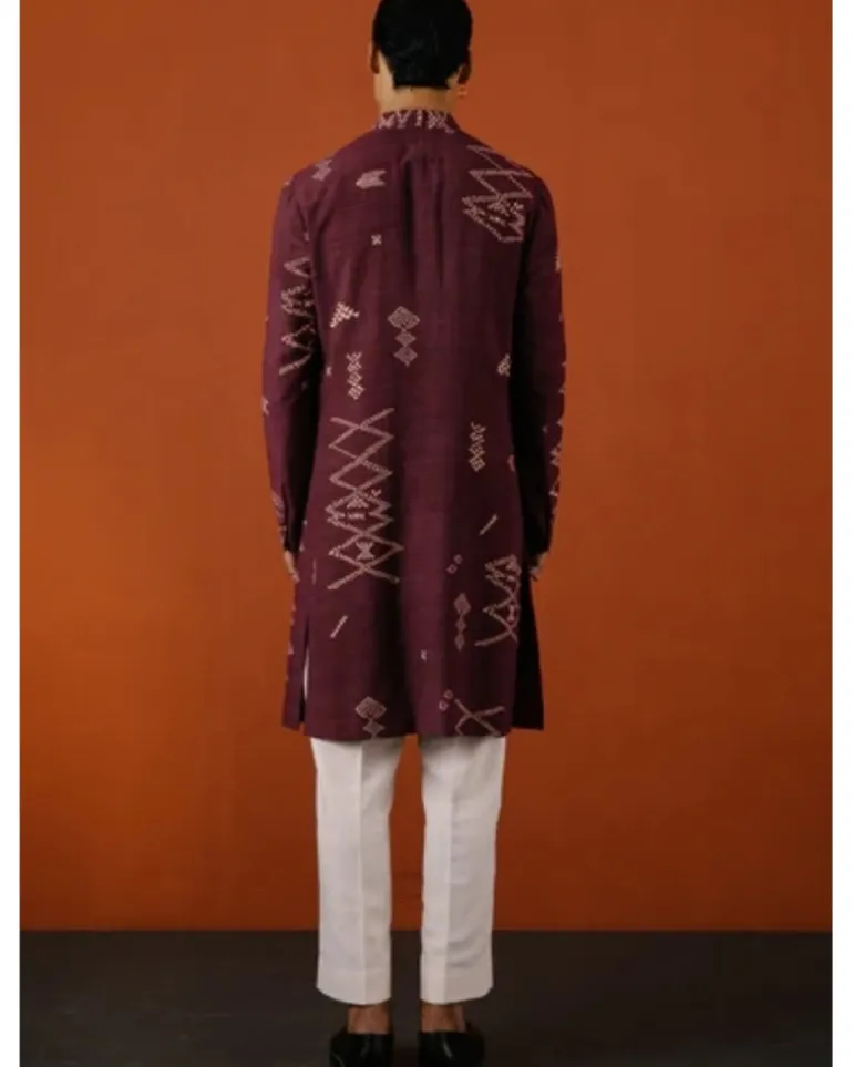 Oxblood Nirmalya Kurta Set