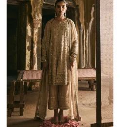 Paanch Kali Mirror Work Kurta Set