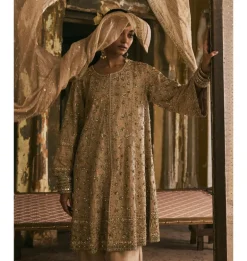 Paanch Kali Mirror Work Kurta Set