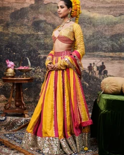 Padma Peet Lehenga Set