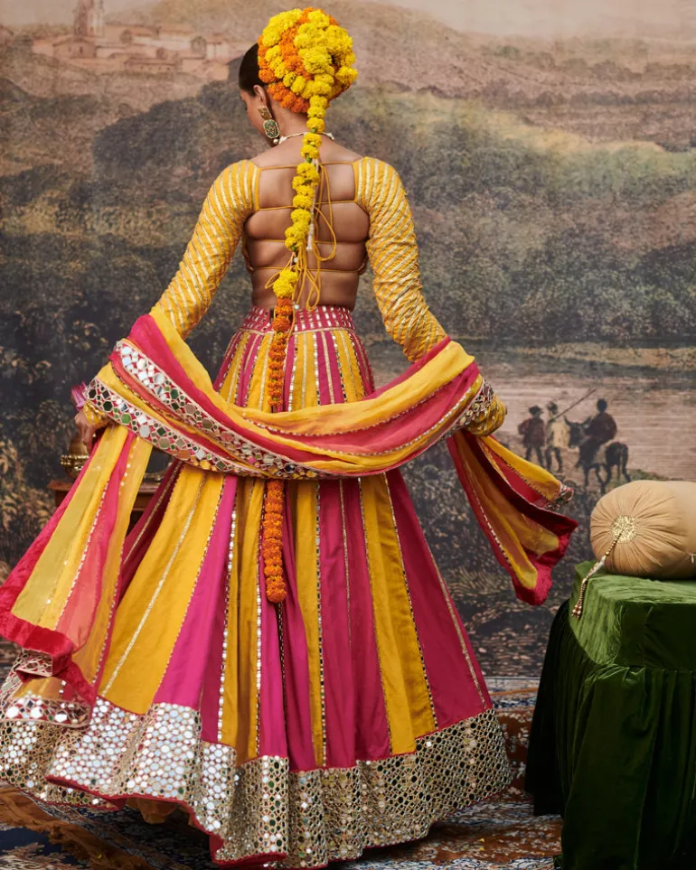Padma Peet Lehenga Set