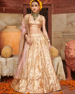 Padmasvarna Lampi Lehenga Set