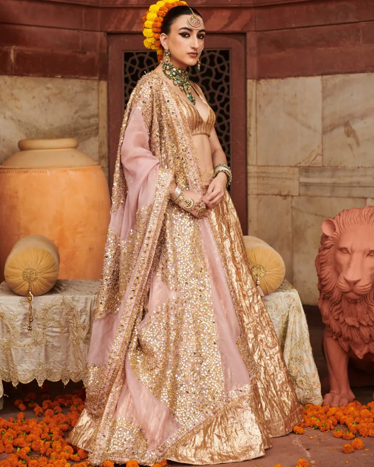 Padmasvarna Lampi Lehenga Set