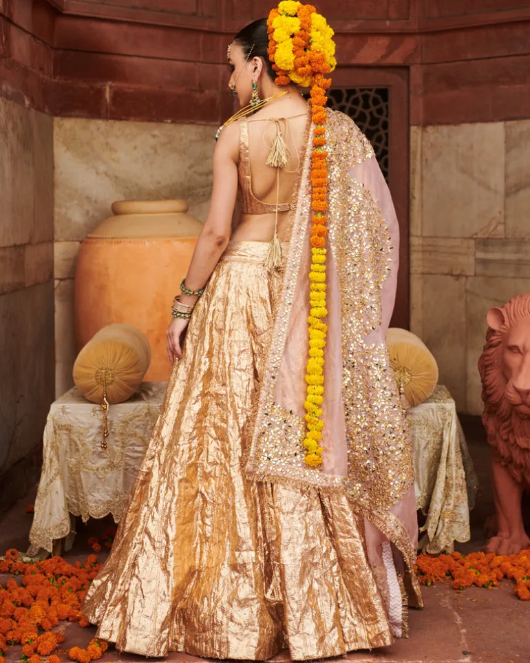 Padmasvarna Lampi Lehenga Set
