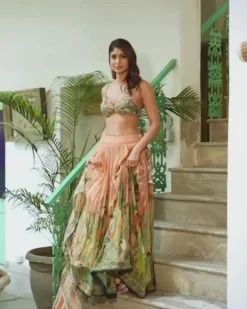 Palm Lehenga Set