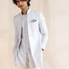 Pastel Blue Achkan Set