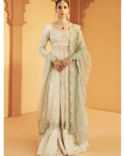 Pastel Pishwas Lehenga Set