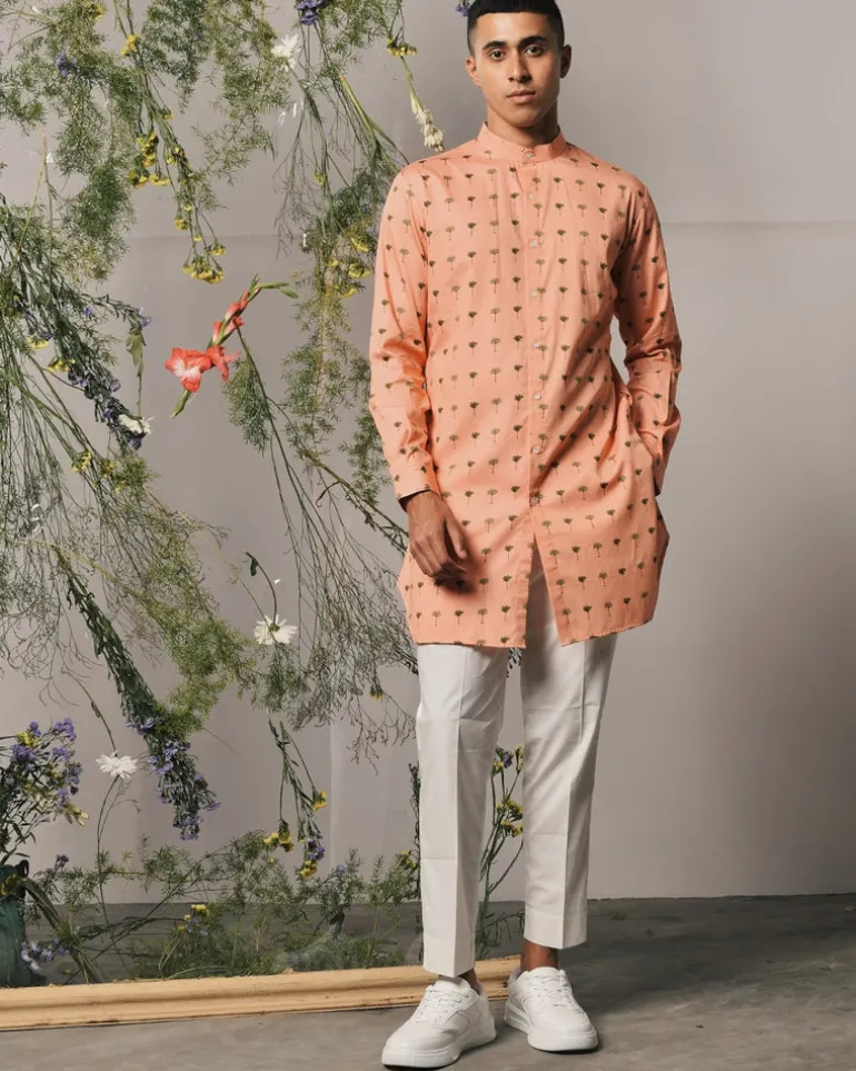 Peach Piccolo Kurta & Pajama