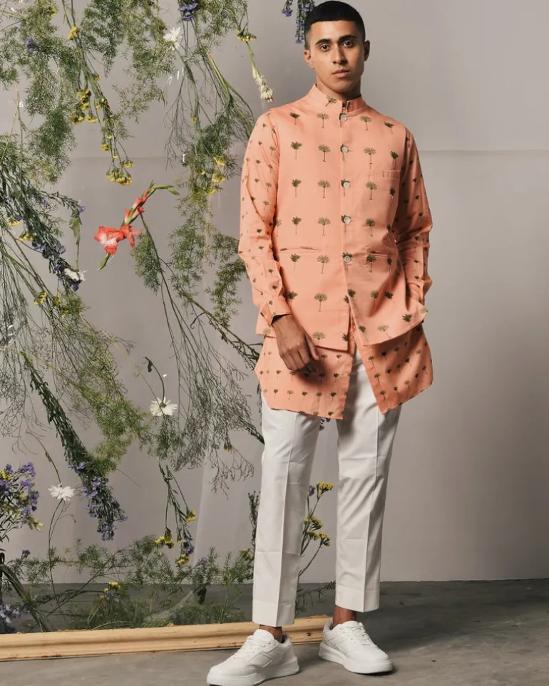 Peach Piccolo Kurta & Pajama