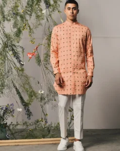 Peach Piccolo Kurta & Pajama