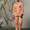 Peach Roma Bandhgala