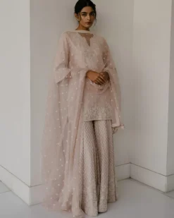 Pearl & Cutdana Gharara