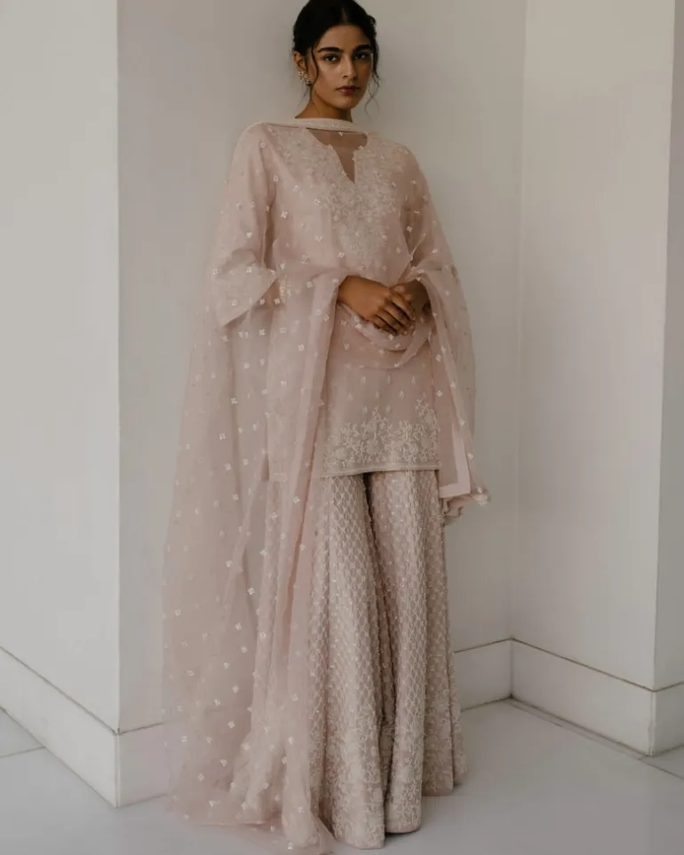 Pearl & Cutdana Gharara