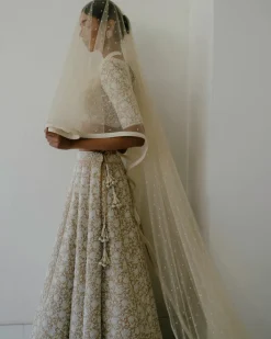 Pearl & Cutdana Lehenga