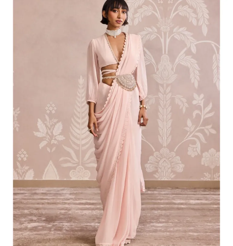 Pearl Sari Set