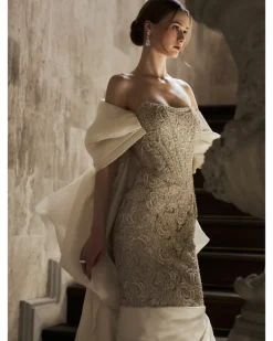 Pebble White Gown