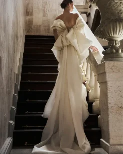 Pebble White Gown