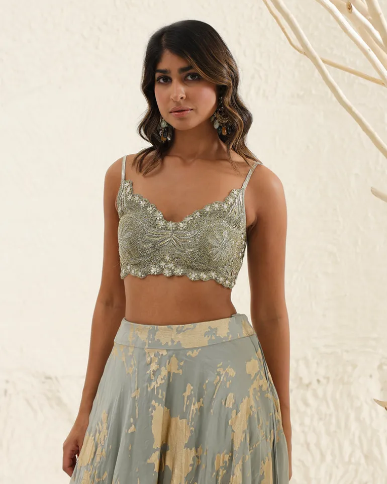Periwinkle Lehenga Set