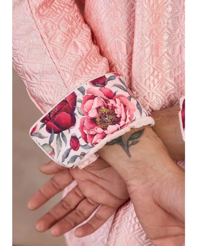 Pink Maze Foe Kurta Set