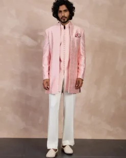 Pink Maze Open Bandhgal Set