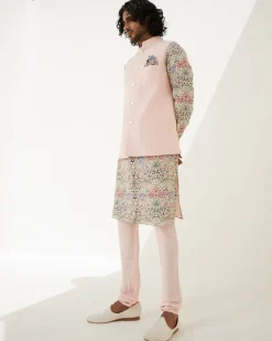 Pink Mosaiq Garden Kurta Set