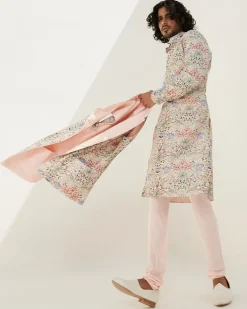 Pink Mosaiq Garden Kurta Set