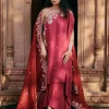 Pink One Shoulder Kurta With Asymmetrical Palazzo set