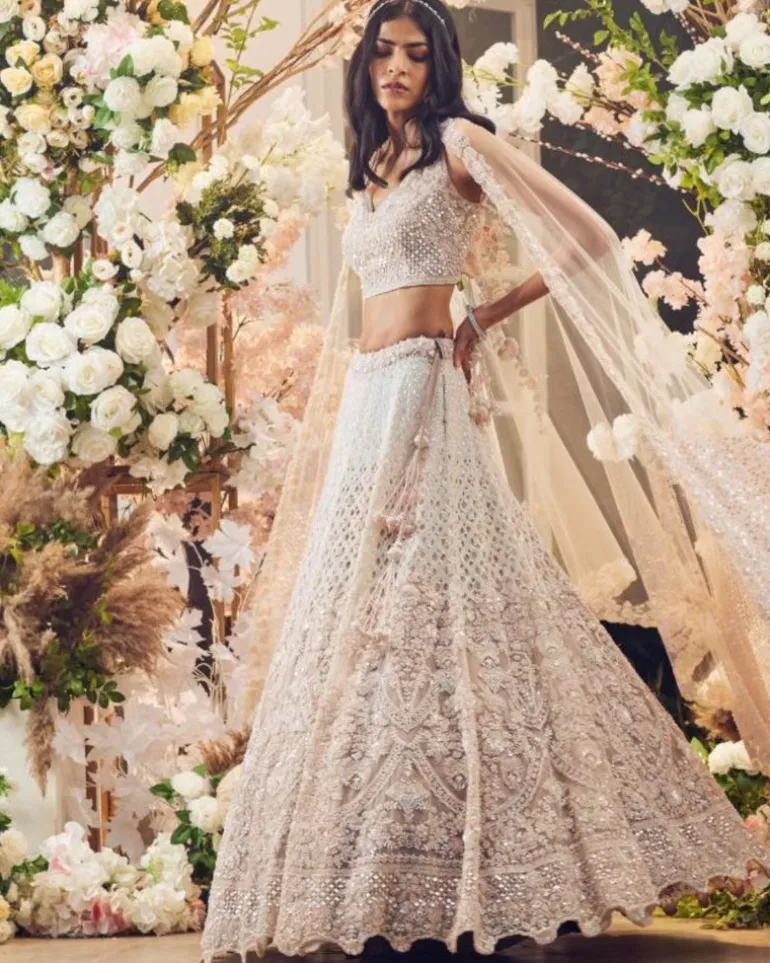 Pink Sage Lehenga Set