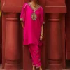 Pink Short Kurta Set