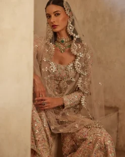 Pink Trishya Gharara Set