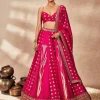Pink Whispering Lily Lehenga Set