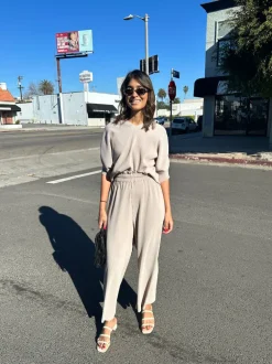 Pleated Dolman Set