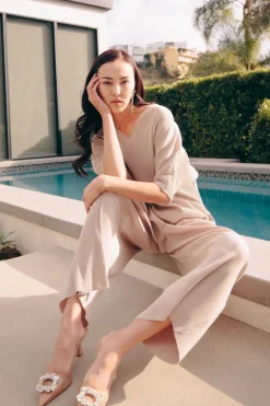 Pleated Dolman Set