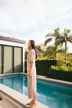 Pleated Dolman Set