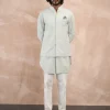 Powder Pink & Sea Green Inara 3.0 Straight Nehru Jacket Set