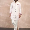 Powder Pink Inara Foe & Sb Nehru Jacket Set